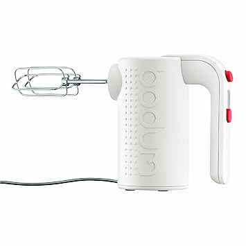 Bodum 11532-913EURO Batidora de Mano, 185 W, 5 Velocidades, Blanco Crema: Amazon.es: Hogar
