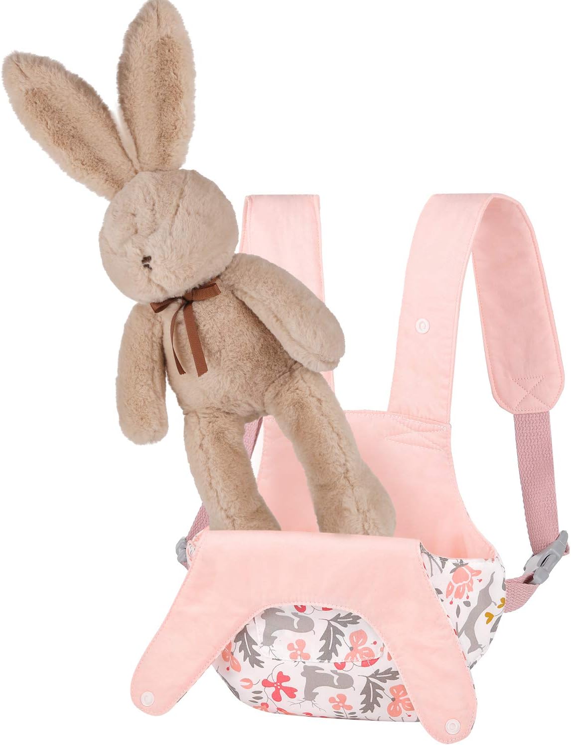 GAGAKU Baby Doll Carrier Front and Back Stuffed Toy Carrying Cross