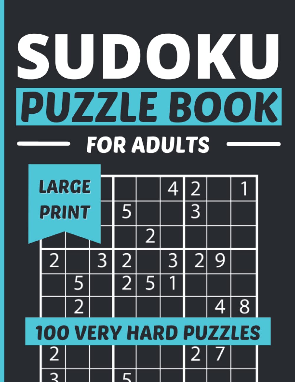 amazon com very hard sudoku puzzles for adults large print very difficult level sudoku puzzle book for seniors with full solutions one sudoku puzzle per page for elderly and short sighted persons 9798777264879