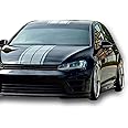 Front to Back Stripe Kit Decal Sticker Graphic Compatible with VW Volkswagen Golf R GTI MK7 2014-2016