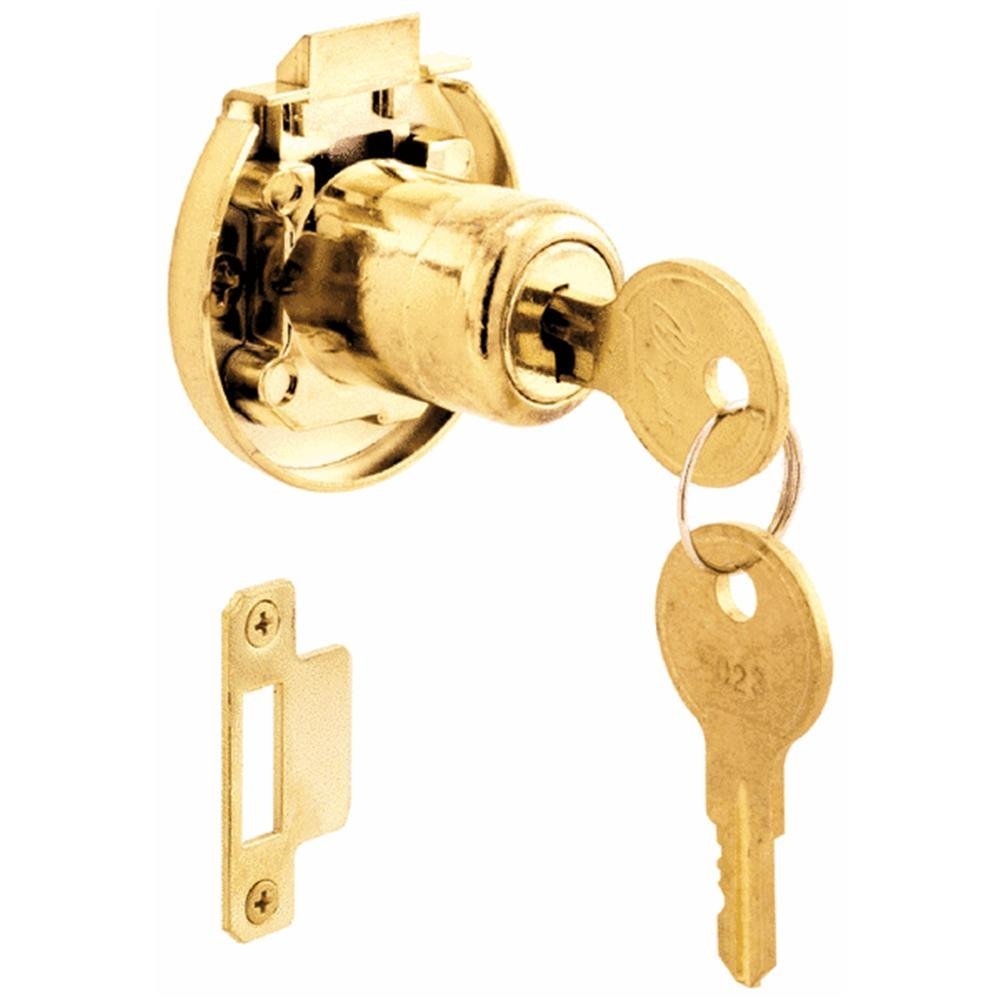 Prime-Line U 10667 Cabinet Lock, Surface Mount, Spring Loaded
