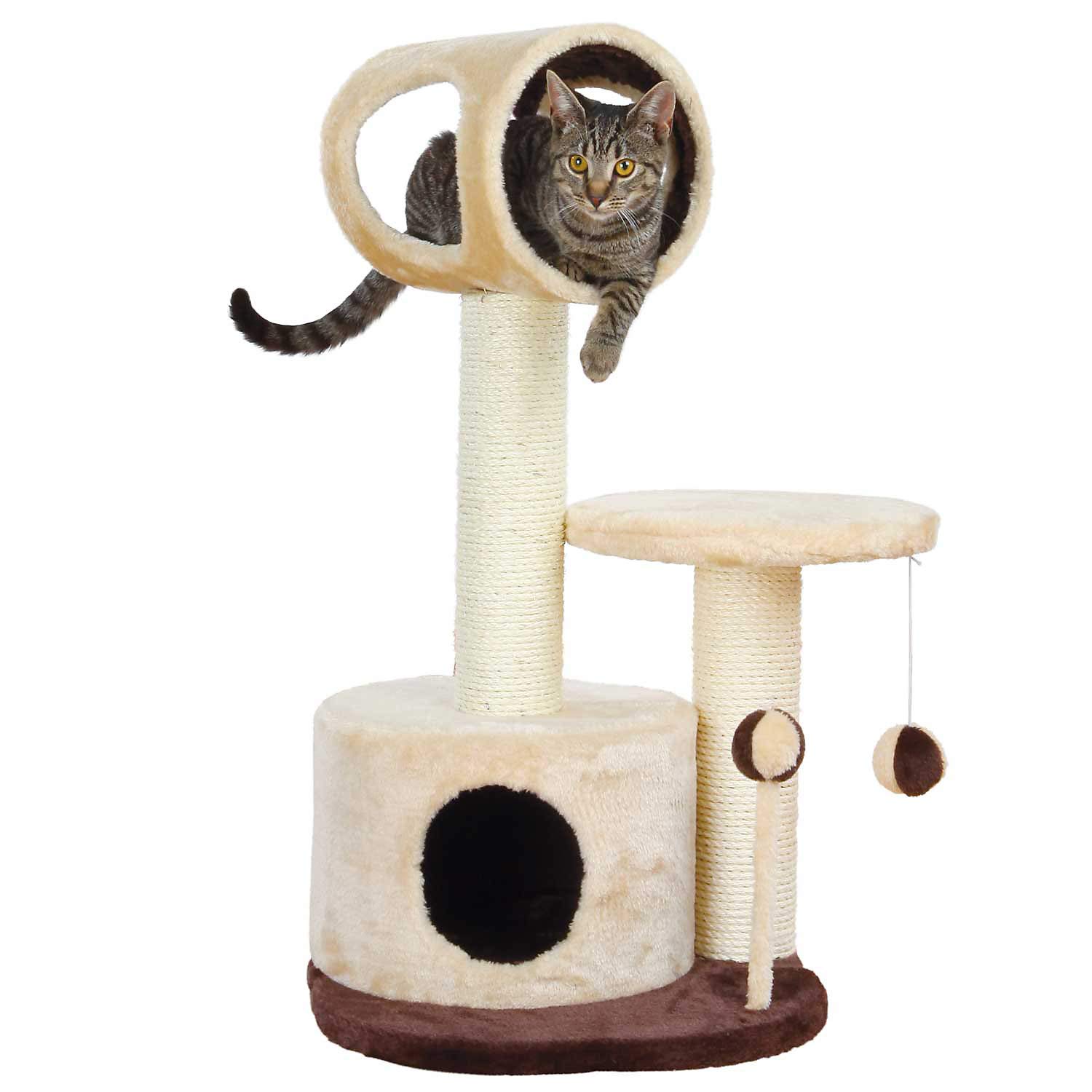 TRIXIE Cat Tree with Condo Scratching Post Cat Playground The Cat