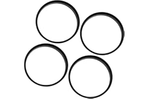ACROPIX 67.1 to 66.1mm Hub Centric Rings Black - Pack of 4