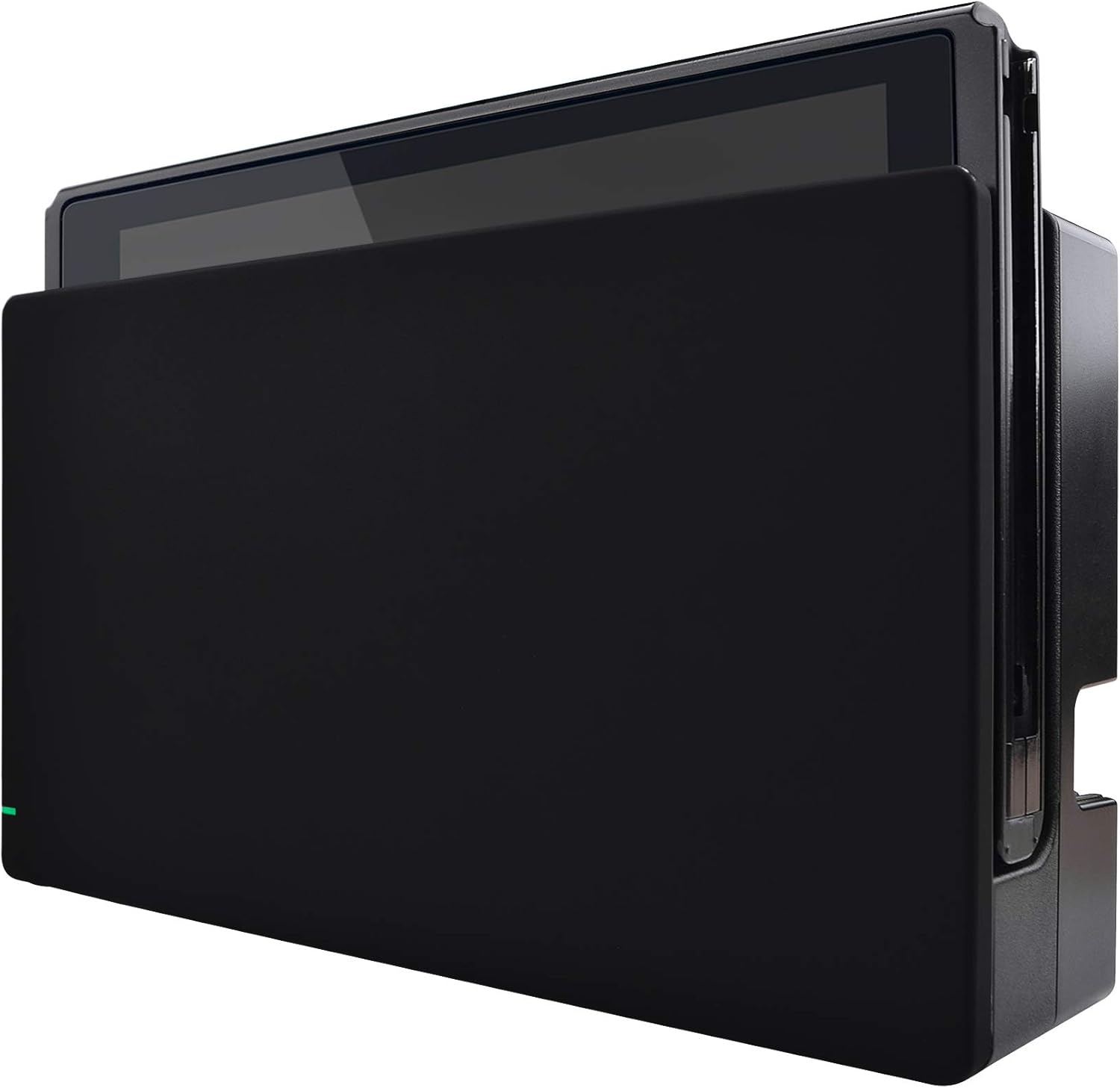eXtremeRate Black Custom Faceplate for Nintendo Switch Charging Dock, Soft Touch Grip DIY Replacement Housing Shell for Nintendo Switch Dock - Dock NOT Included: Computers & Accessories