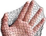 Generic 5x Black Slumber Hair Net with Elastic Edge – Sleep In Hair Net view 4