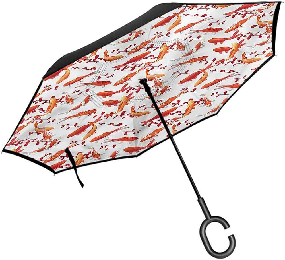 ScottDecor Fish Inverted Umbrella Ornamental Aquatic Animal