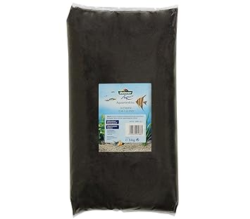Dehner Aqua Aquariensand, Körnung 0.4-1.2 mm, 5 kg, grau/schwarz