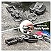 QREEL Retractable Badge Holder, Heavy Duty Metal Badge Reel with Carabiner for ID Card and Keychain