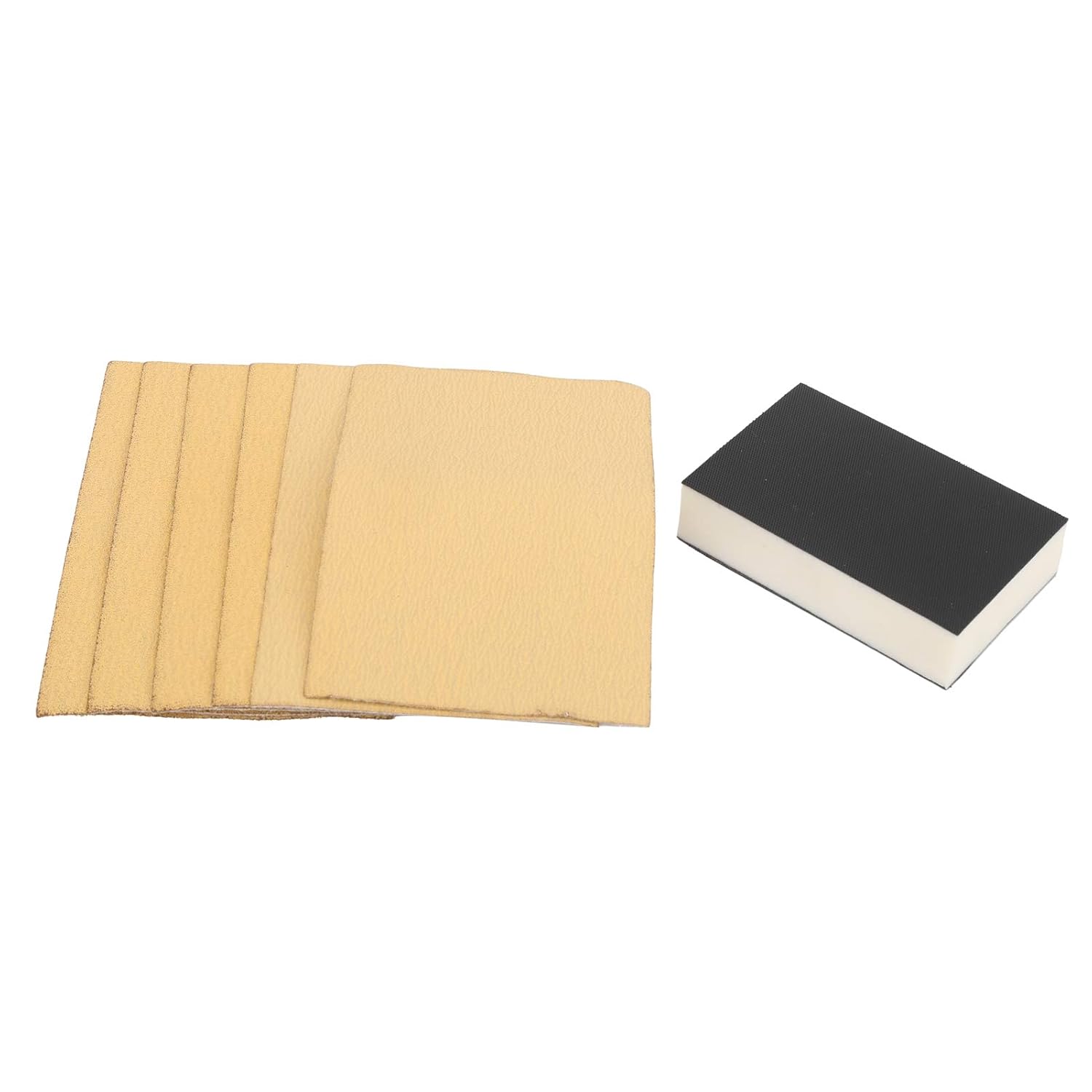 Sandpaper with Sponge, Self‑Adhesive Sandpaper 80/120/240 Mesh Flocking