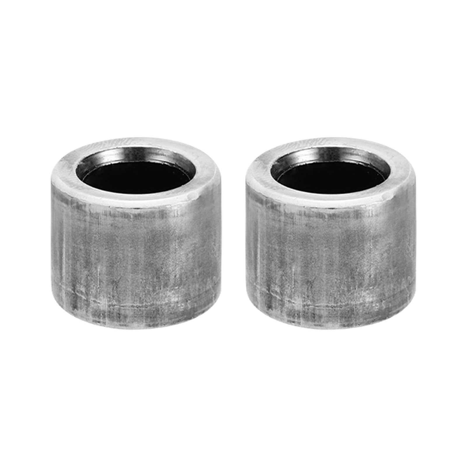 PATIKIL M12 Steel Spacers, 2 Pcs Metal Spacers Steel 12.3mm ID x 20mm OD x 15mm L Carbon Steel Spacer Screw Standoff Round for 1/2in or M12 Screw Bolts