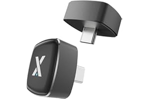 FEXIER X1 USB-C Wireless CarPlay & Android Auto Adapter, 2026 Upgraded Wired to Wireless Converter, Aluminum & Glass Build Mi