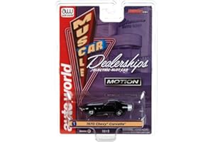 AW AUTO WORLD Auto World Thunderjet Baldwin Motion - 1970 Chevrolet Corvette (Black) HO Slot Car