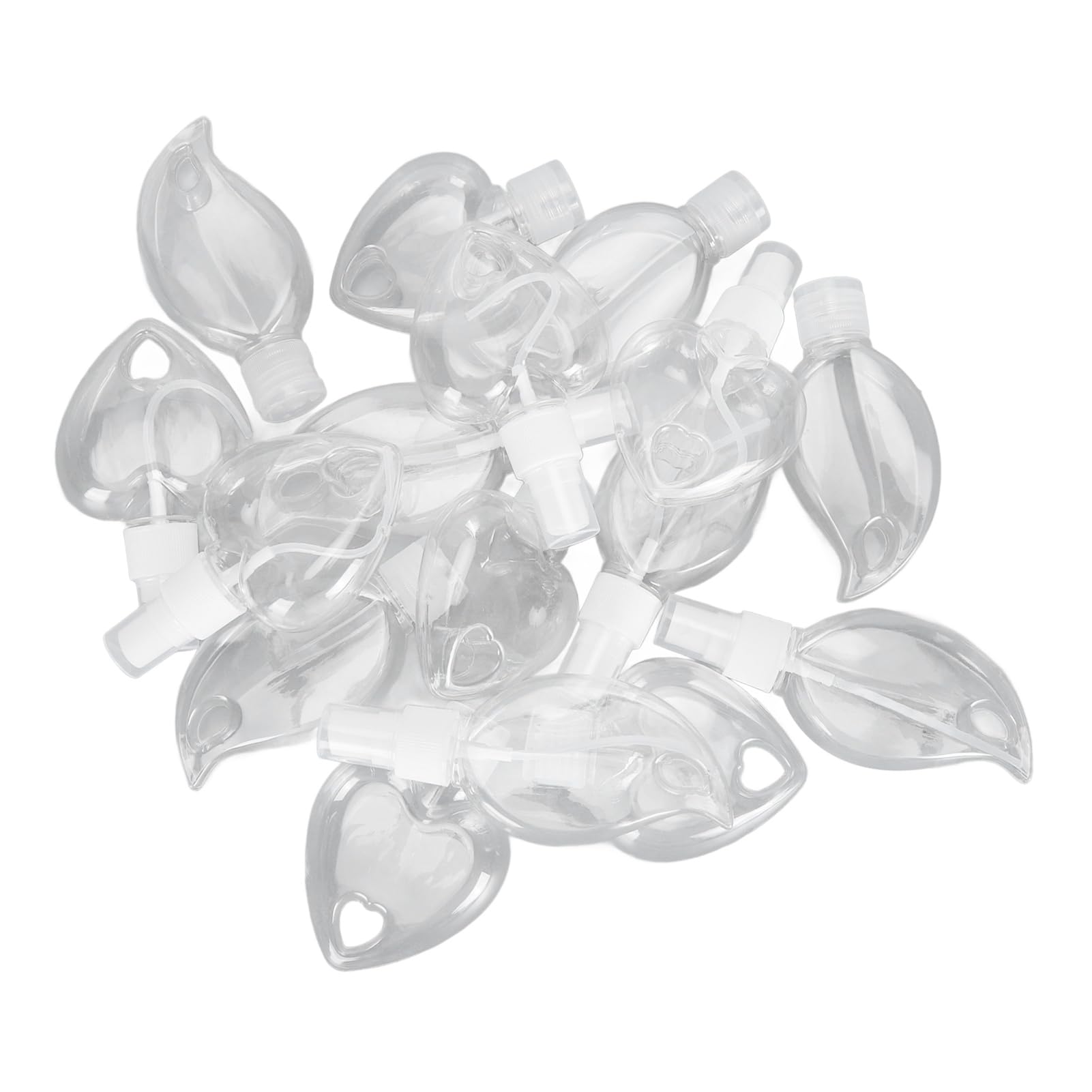 Travel Bottles For Toiletries, 16 Pack Plastic Leakproof Portable Travel Empty Hand Sanitizer Bottles Mini Hand Sanitiser Travel Hand Sanitiser with Hanging Hole for Hand Sanitizer