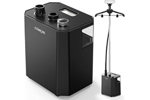 EVAIROAX 1800W Professional Standing Garment Steamer for Clothes, 90 Mins of Continuous Powerful Steam with 2.9L Water Tank, 