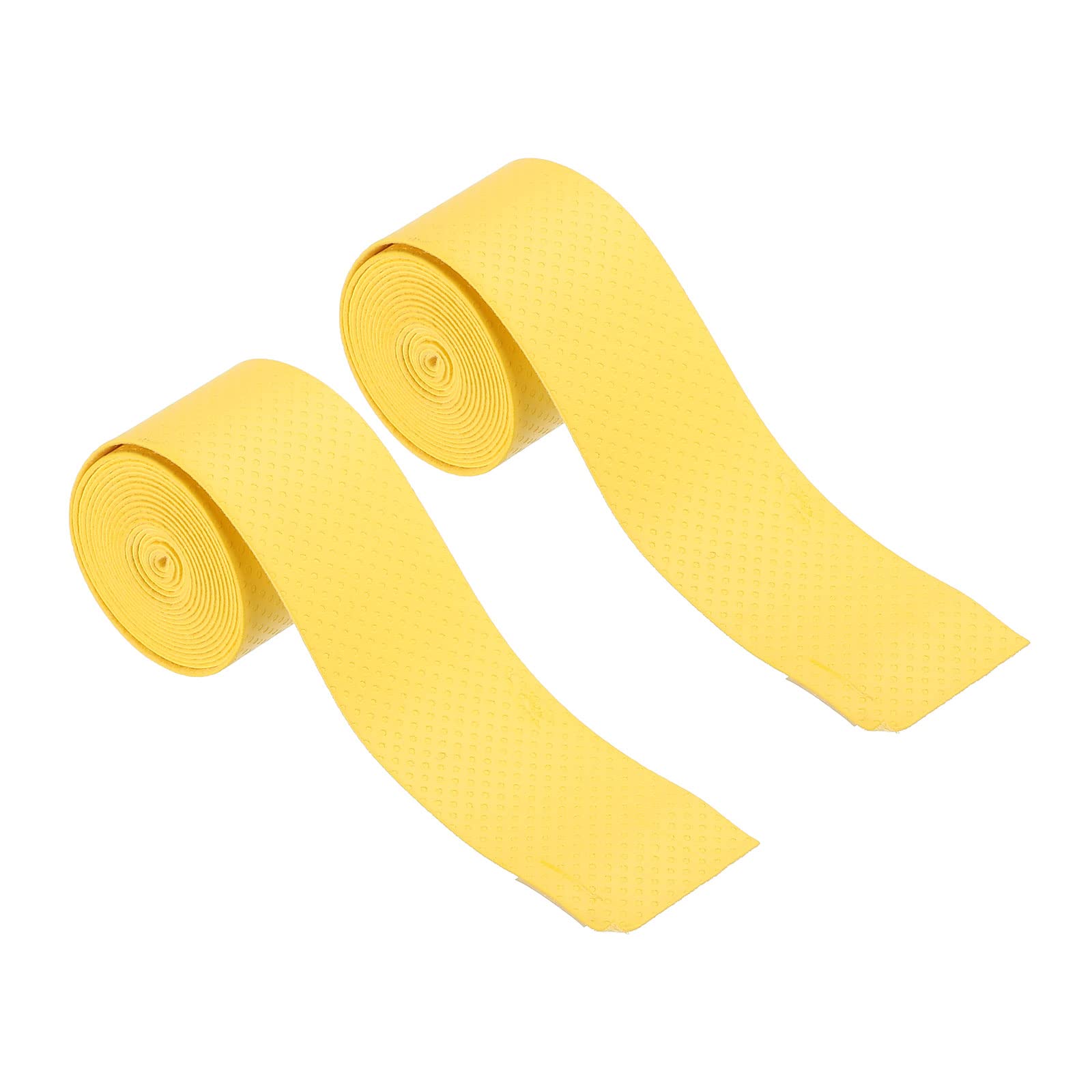 PATIKIL Drum Stick Tape Drumstick Grips Drumstick Wrap Anti Slip 2pcs 1" Width 3.3ft for Drum Percussion Drumming Accessories Yellow