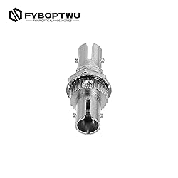 fyboptwu - 50 pcs ST Fiber Optical Coupler Adapter