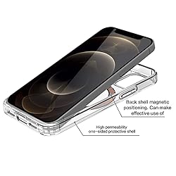 AICase Clear Phone 12 Pro Max Case with Built-in