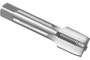 uxcell Hand Plug Tap M30 x 2 H2 Metric Thread Plug Style Taps Straight Flute Screw Tapping Threading Tool High Speed Steel HS