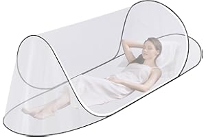 AXCOIX Large Pop Up Mosquito Tent, Portable Foldable Mosquito Net for Camping Bed Travel Patio (78 * 30 * 24inch)