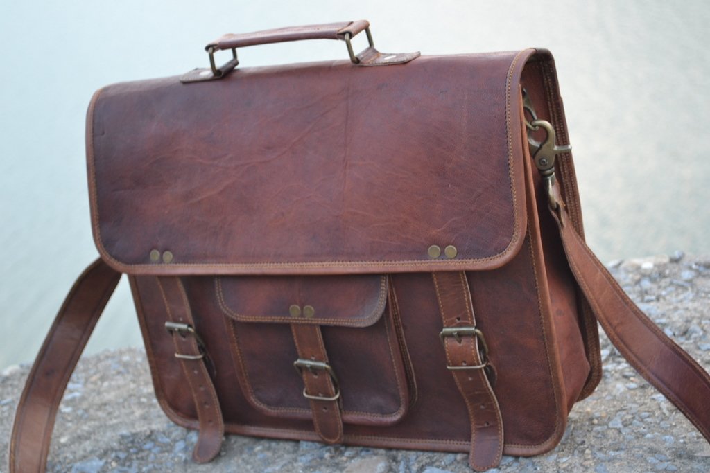 Komal's Passion Leather Vintage Duffle Bag