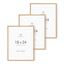 18x24 Poster Frame, 18 x 24 Solid Oak Picture