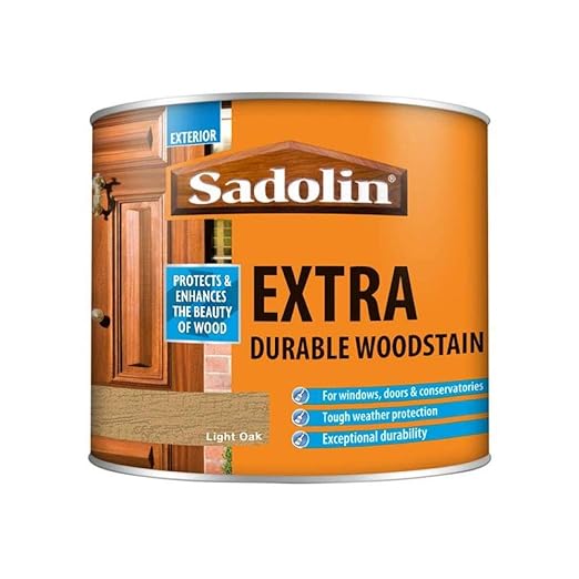 Sadolin Extra Durable Holzlasur Eiche hell 0,5 l