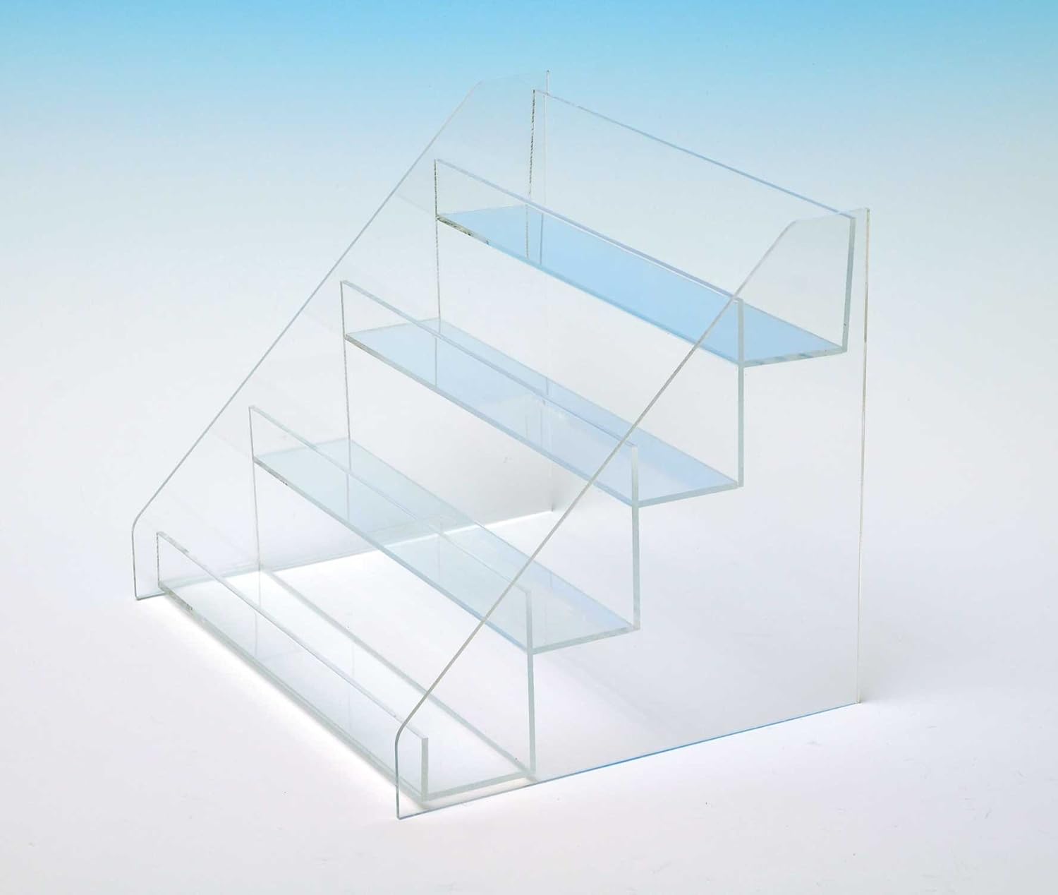 Countertop Stair Display Retail Box Stand Acrylic Four