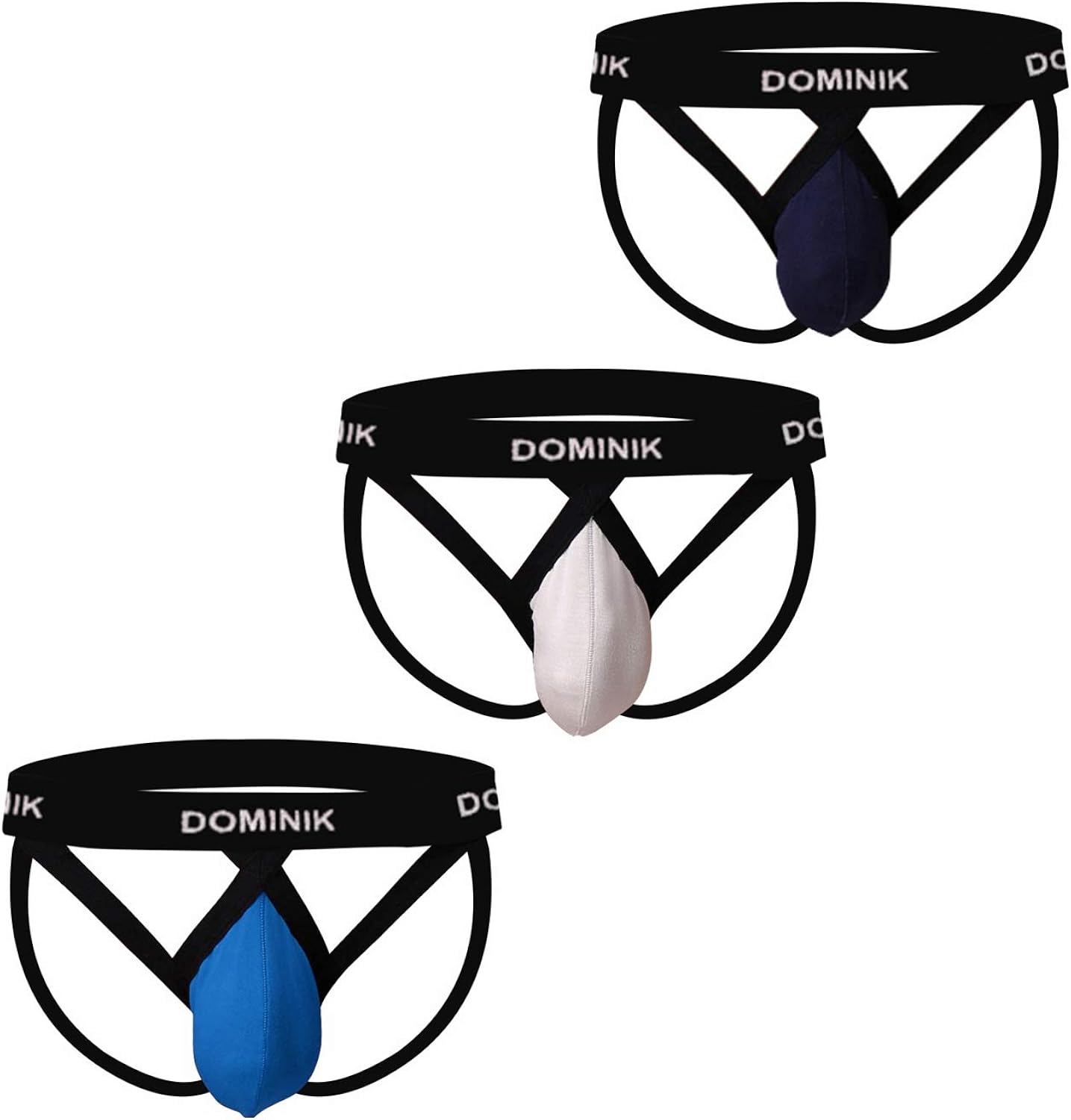Dominik Mens Jock Straps Thongs, Three Pairs Amazon.co.uk Clothing