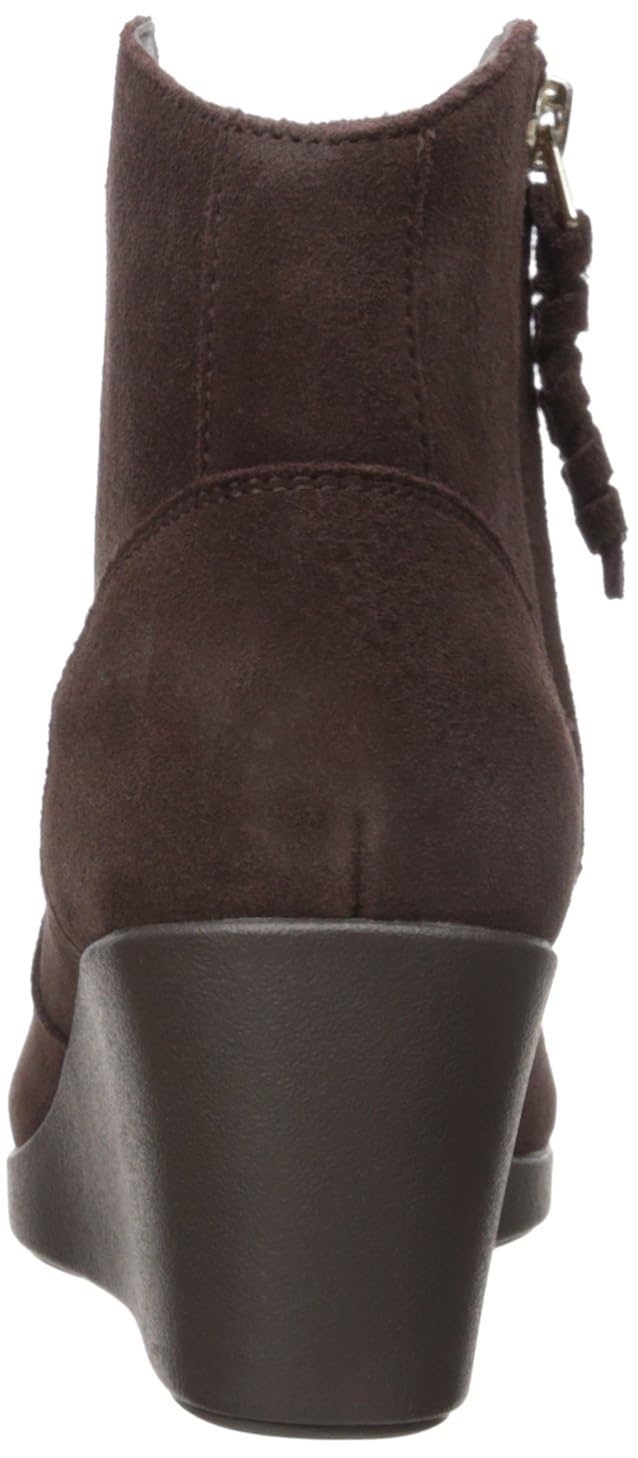 crocs women's leigh suede boots