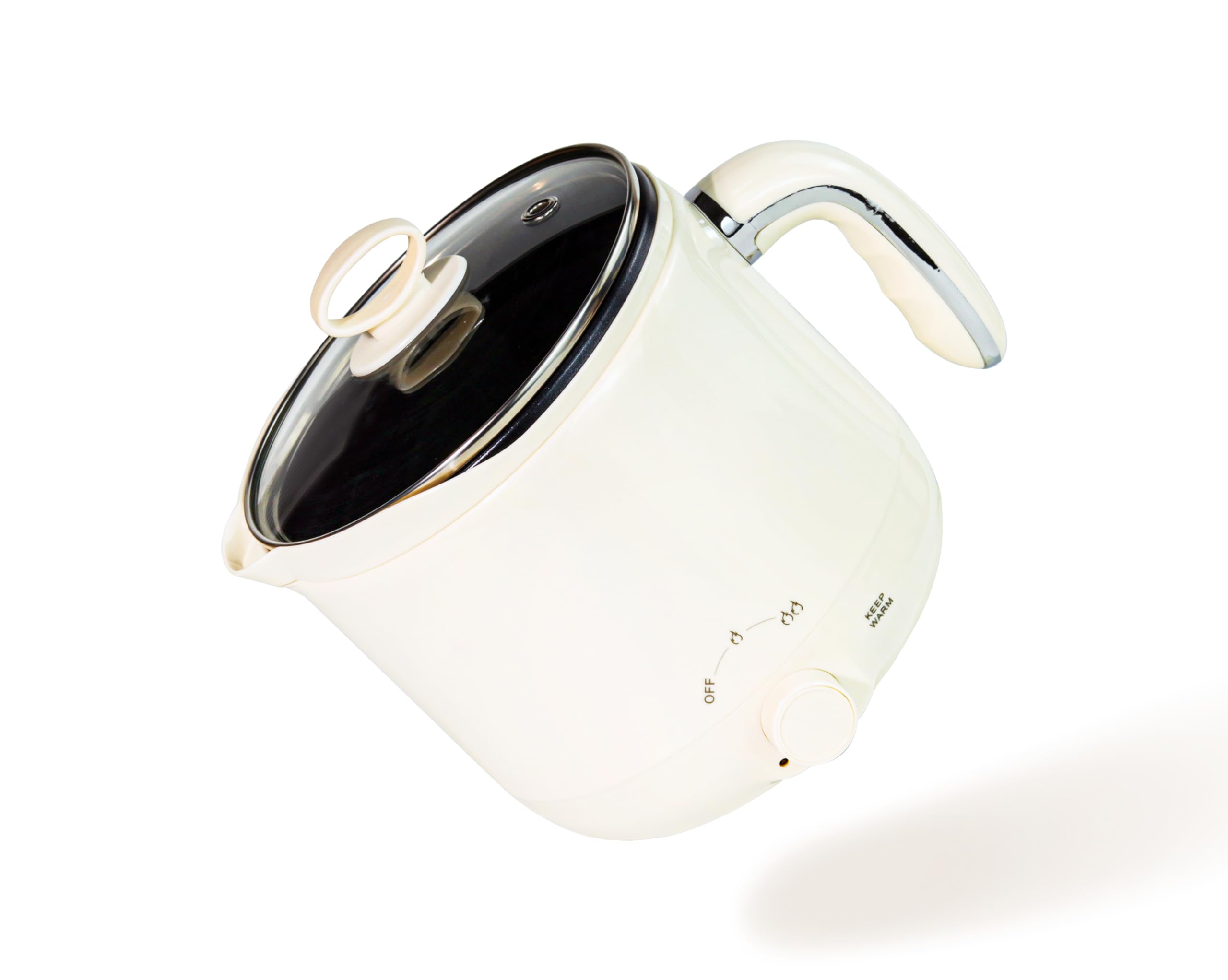 JULWHISPER Electric Wax Melting Pot Non-Stick and Keep Warm 1.8L Large Wax Melter for Candle Making Pouring Pot with Spout for Soap Making - UK Plug