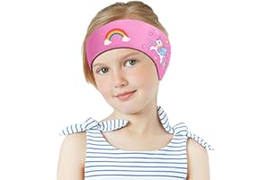 MoKo Swimming Headband for Kids & Adults, Cute Swinmmers Headband Ear Band Keep Water Out Waterproof Ear Protection Band