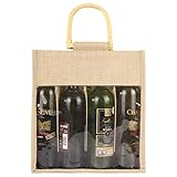 Vpang Eco-Friendly Burlap Wine Bottle Bag Jute Wine