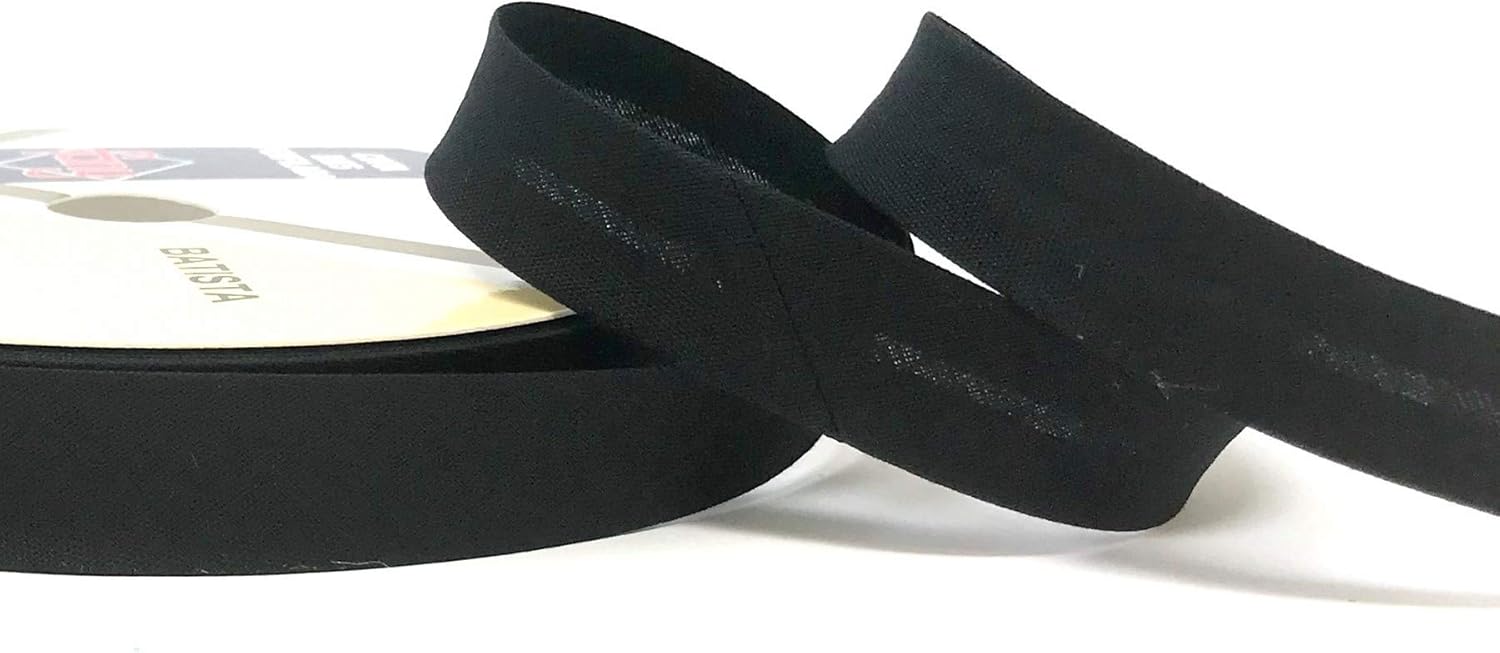 25mm x 2M Black Plain Cotton Bias Binding. Amazon.co.uk Kitchen & Home