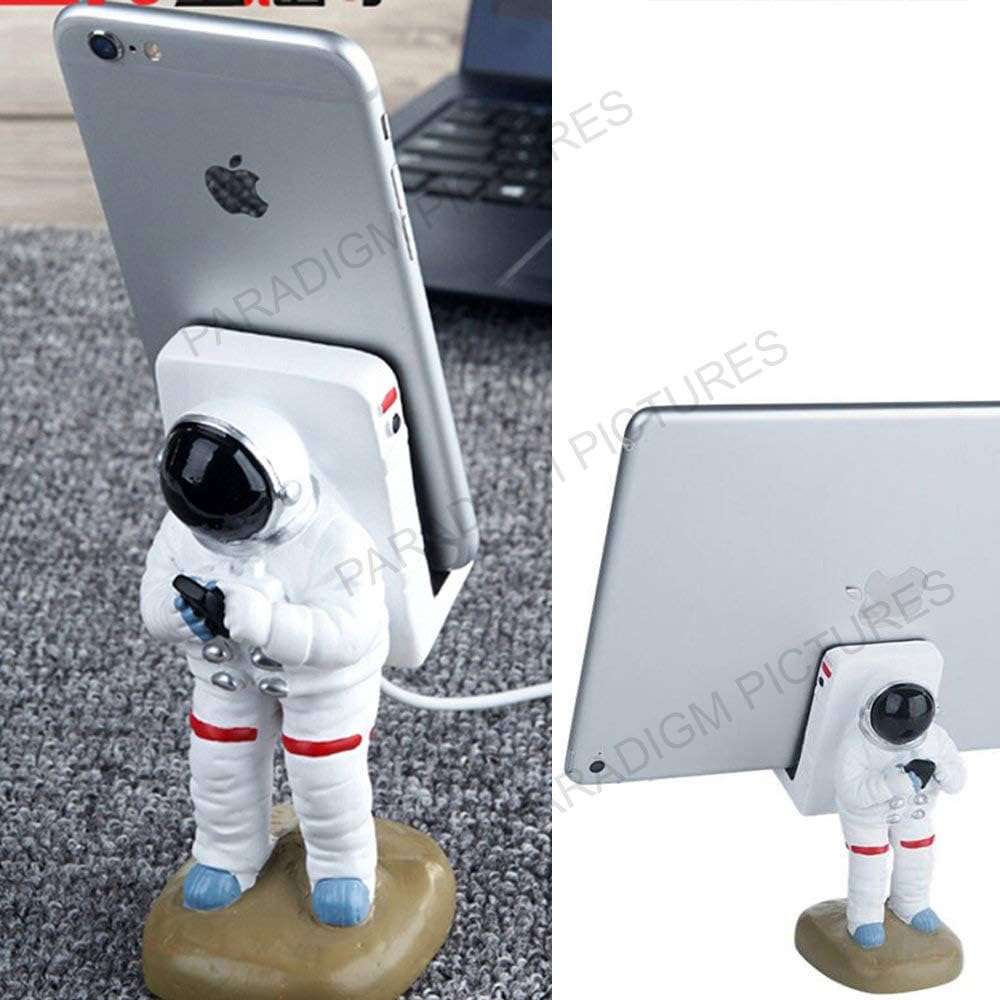 PARADIGM PICTURES Durable Astronaut Lazy Mobile Cell Phone Stand for Desk Bracket Desktop (Astronaut Style)
