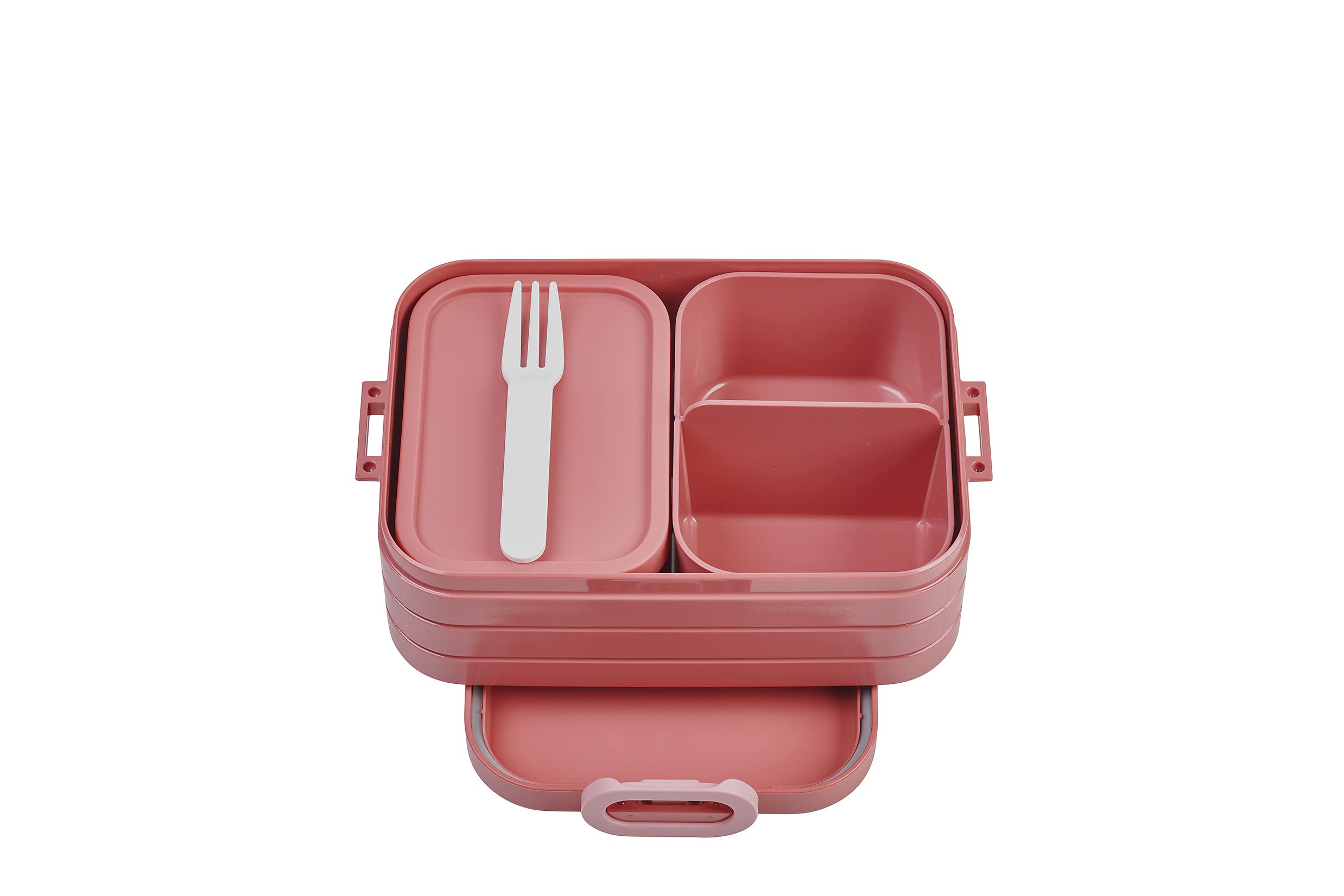 Mepal – Bento Lunchbox Take A Break Midi – Lunch Box With Bento Box – Lunch Box For Sandwiches, Small Snacks & Left Overs – Snack & Lunch - 900 ml - Vivid Mauve