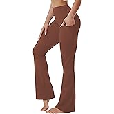 BUBBLELIME 29"/31"/33"/35"/37" High Waist Yoga Pants Tummy Control for Womens Bootcut Workout Flared Basic/Out Pockets