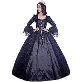 CountryWomen 18th Century Women's Rococo Ball Gown Victorian Masquerade Theme Costumes