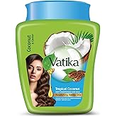 Vatika Naturals Hot Oil Hair Mask - Tropical Coconut & Castor Oil & Multivitamin for Dry, Damaged, Nourishing & Strengthening, Deep Conditioning for Soft, Smooth - 500ml