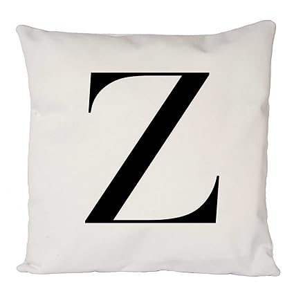 Scrabble Alphabet Letter Z Pillow Case Cushion Cover Home Sofa