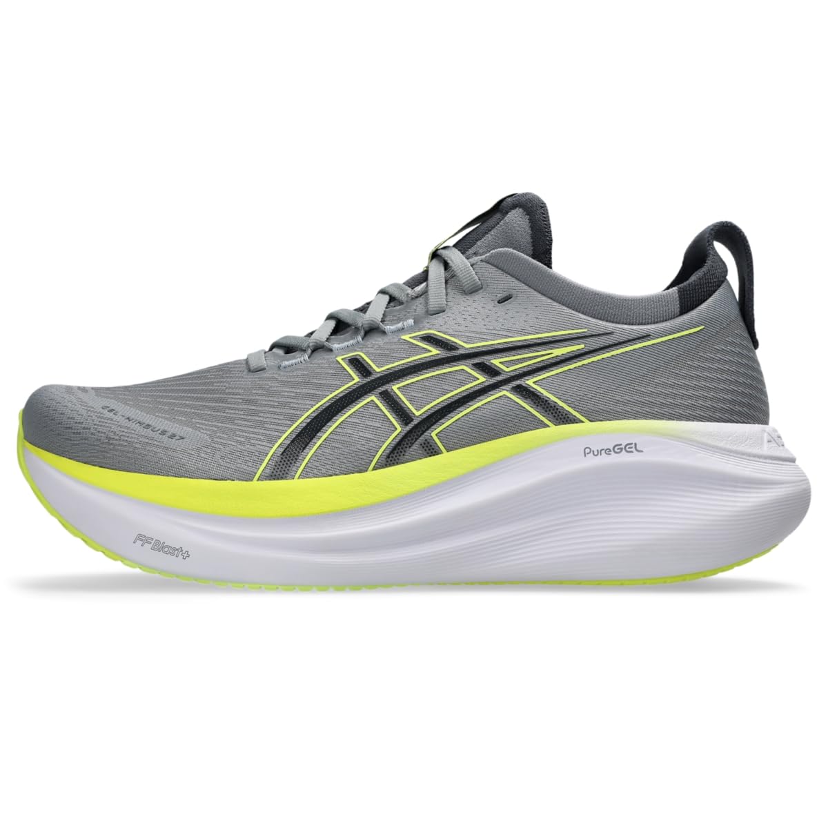 ASICS Men's Gel-Nimbus 27 Running Shoe, 12.5, Gravel/Carrier Grey Image