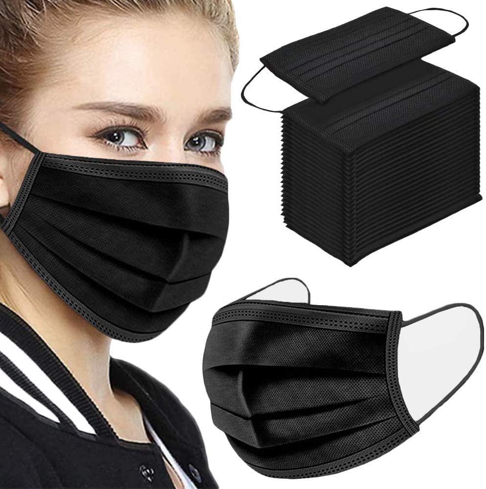Boolavard 50PCSAnti-dust Mouth Face_mask_Protect Bandana Balaclava, Unisex Reusable Washable Liner