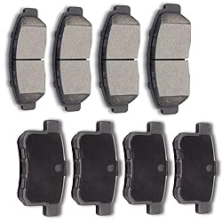 cciyu D787 D1336 8pcs Front & Rear Ceramic Brake