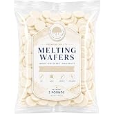 Melting Chocolate Wafers &ndash; Assorted Colors &ndash; Candy Melts for Baking, Dipping &amp; Decorating (White)