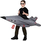 Morph Fighter Jet Costume For Kids, Kids Inflatable Costume, Halloween Costumes for Boys, Boys Halloween Costume