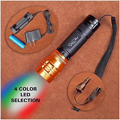 Stone River Gear Four Color Adjustable Focus Flaslight