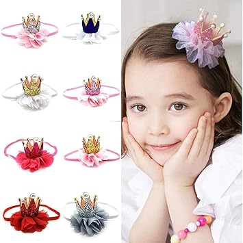 Amazon Com Whatyiu Hair Band Toddler 1 Pc Crown Headband For Baby