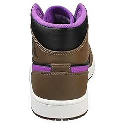 Jordan Mens Air Jordan 1 Mid Leather Synthetic