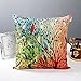 Anickal Cotton Linen Square Decorative Throw Pillow Case Cushion Cover 18