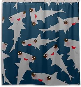 JIUCHUAN Cortinas de baño para Hombres Animales Divertidos Big Eye Cute