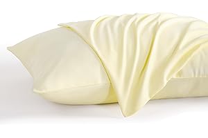 KJ LINEN Toddler Travel Pillow Cases Set of 2, 600 Thread Count 100% Egyptian Cotton Pillow Covers for Boys and Girlswith Zipper Closure, 12" x 16" (Ivory, Zipper Closure -12" x 16")